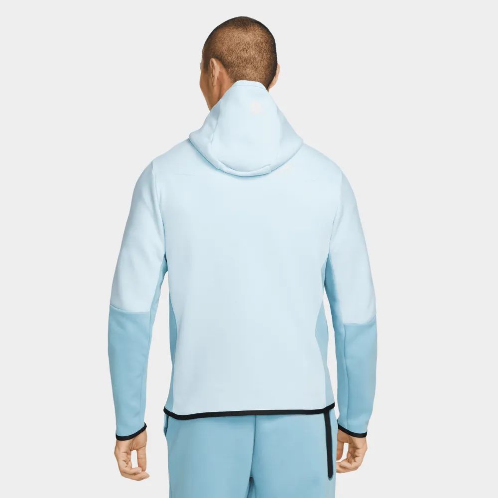 Nike Sportswear Tech Fleece Full-Zip Hoodie Celestine Blue / Worn