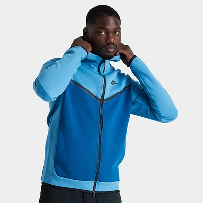 Nike Sportswear Tech Fleece Full-Zip Hoodie Dutch Blue / Court - Black
