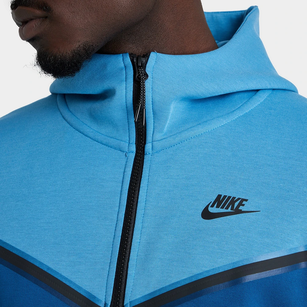 Nike Sportswear Tech Fleece Full-Zip Hoodie Dutch Blue / Court - Black