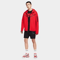 Nike Sportswear Tech Fleece Full Zip Hoodie University Red / Black