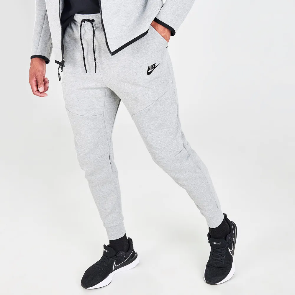 Nike Club Fleece Jogger - 'Dark Grey Heather/Safety Orange