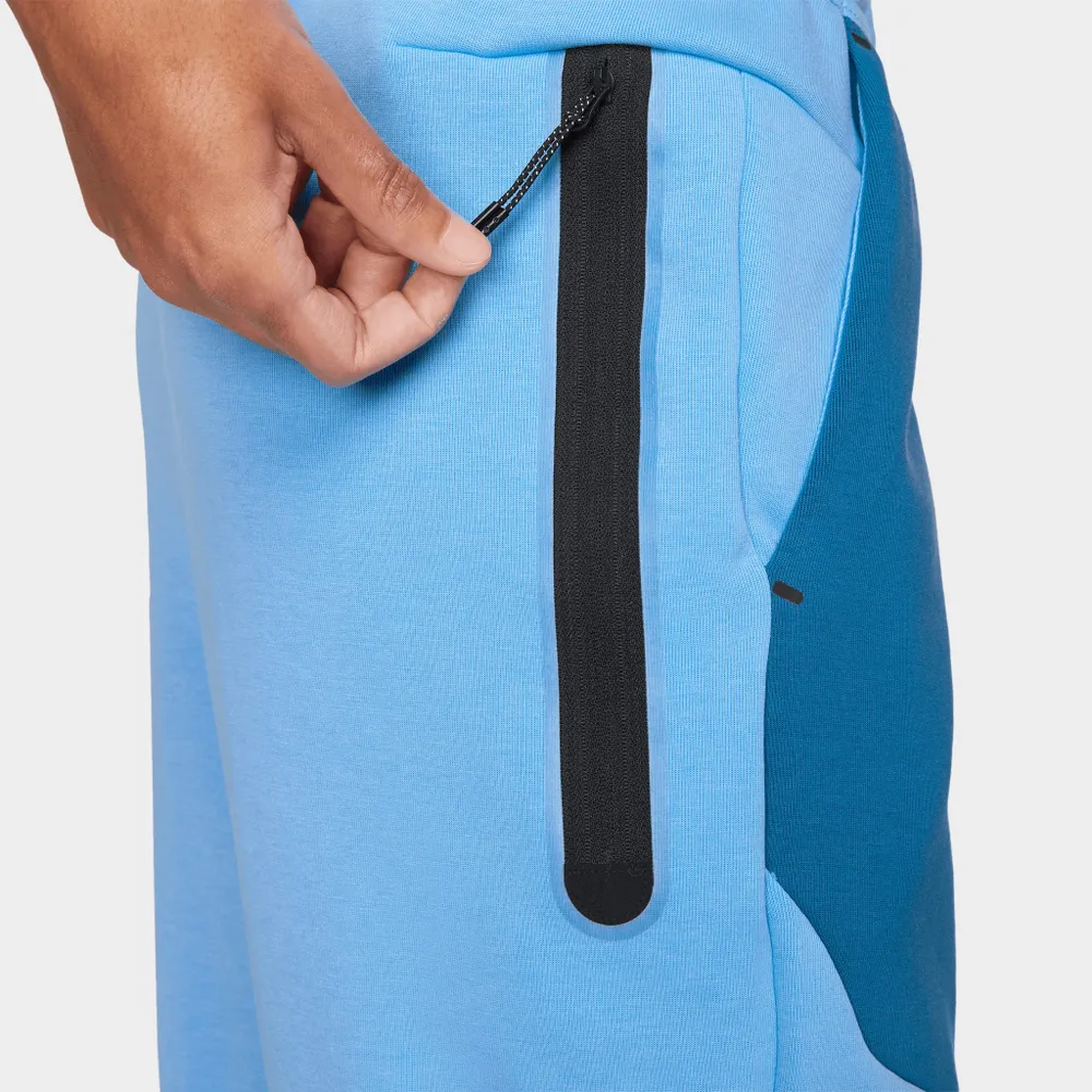 Nike mens Tech Fleece Shorts, Marina Blue/Light Bone, Medium at   Men's Clothing store