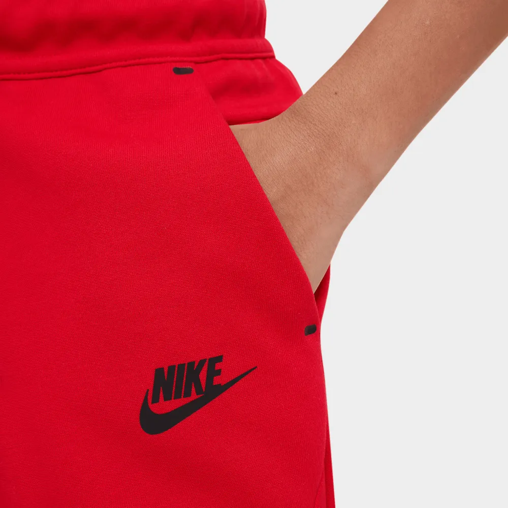 Nike Sportswear Junior Boys’ Tech Fleece Joggers University Red / Black