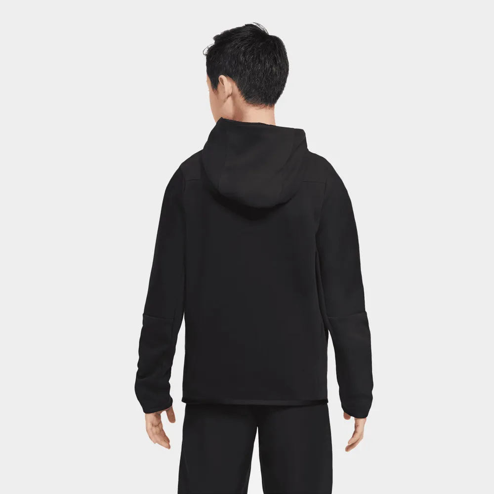 Nike Sportswear Junior Boys’ Tech Fleece Full-Zip Hoodie Black /