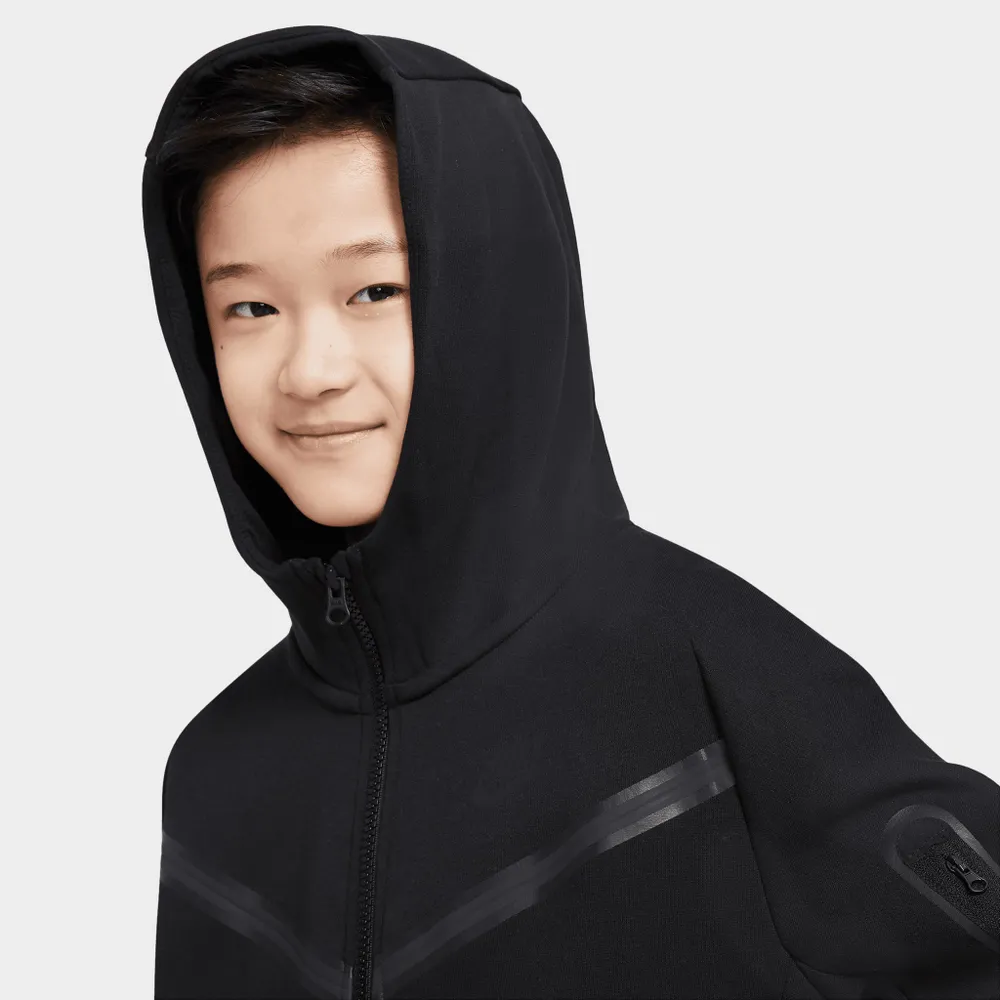 Nike Sportswear Junior Boys’ Tech Fleece Full-Zip Hoodie Black /