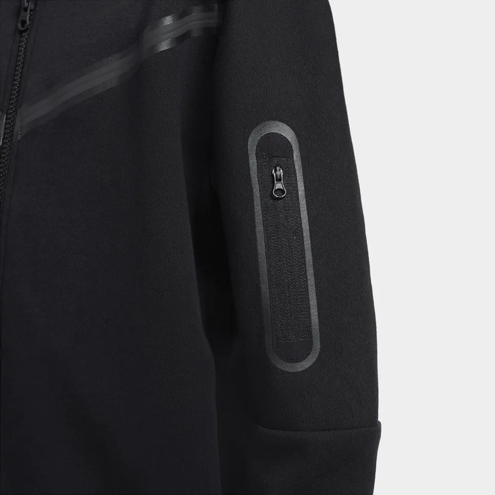 Nike Sportswear Junior Boys’ Tech Fleece Full-Zip Hoodie Black /