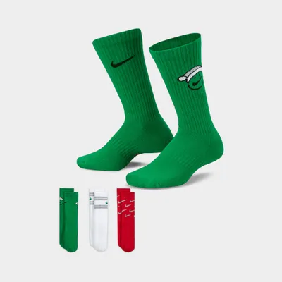 Nike Kids’ Everyday Cushioned Crew Socks (3-Pack) / Multi-colour