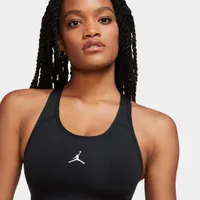 Jordan Women's Medium-Support 1-Piece Pad Sports Bra Black / White