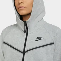 Nike Sportswear Women’s Tech Fleece Windrunner Full-Zip Hoodie / Dark Heather Grey