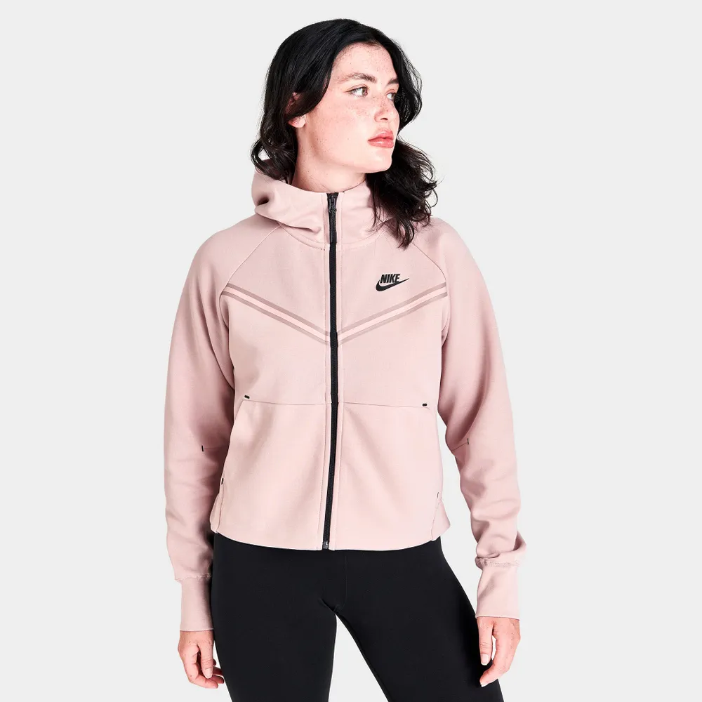 Nike Sportswear Women's Tech Fleece Windrunner Full-Zip Hoodie Pink Oxford  / Black