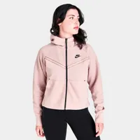 Nike Sportswear Women’s Tech Fleece Windrunner Full-Zip Hoodie Pink Oxford / Black