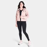 Nike Sportswear Women’s Tech Fleece Windrunner Full-Zip Hoodie Pink Oxford / Black