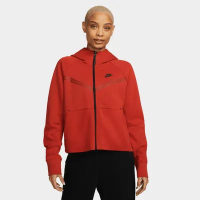 Nike Sportswear Women’s Tech Fleece Windrunner Full-Zip Hoodie Cinnabar / Black