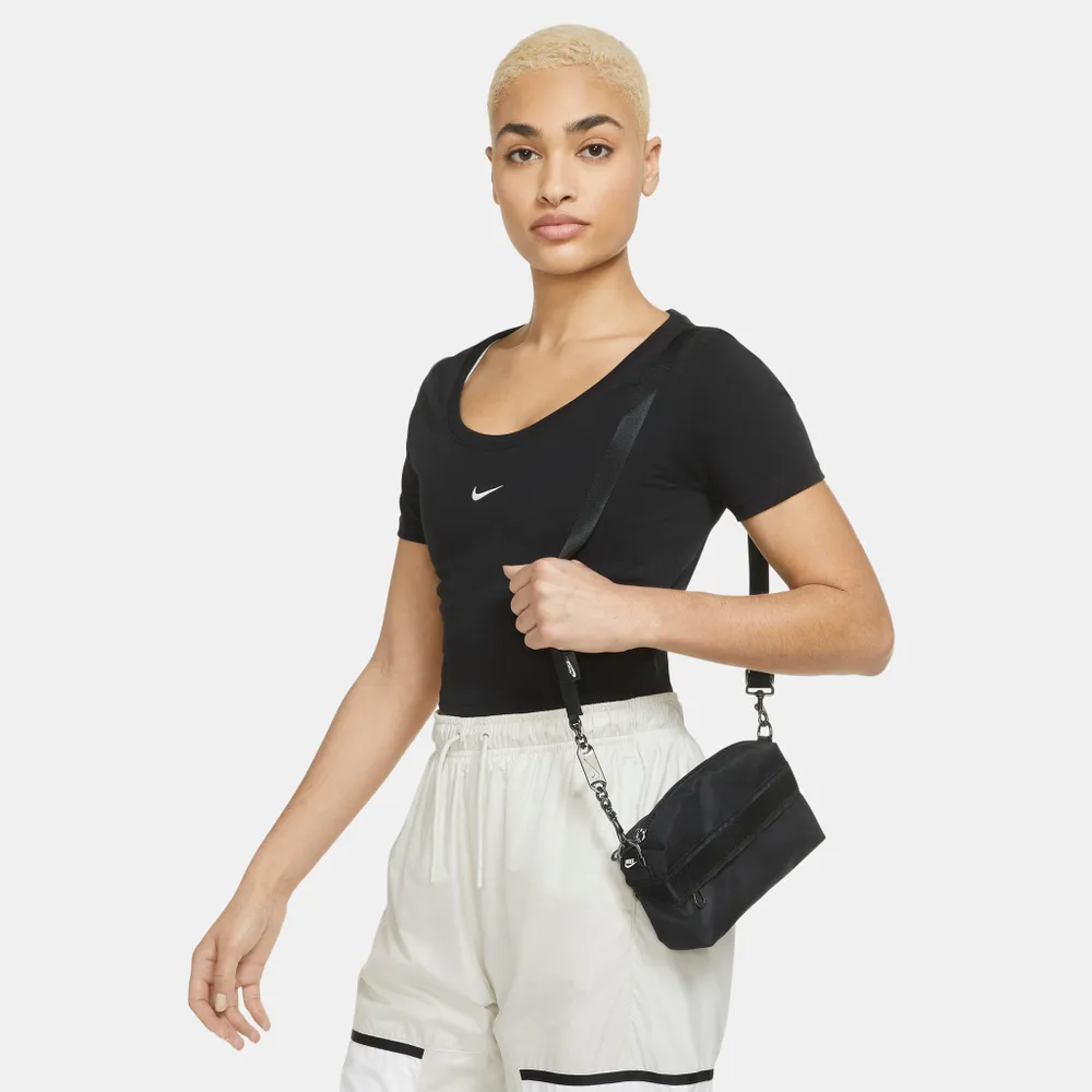 Nike Sportswear Women's Futura Luxe Crossbody Bag Black / Black - White