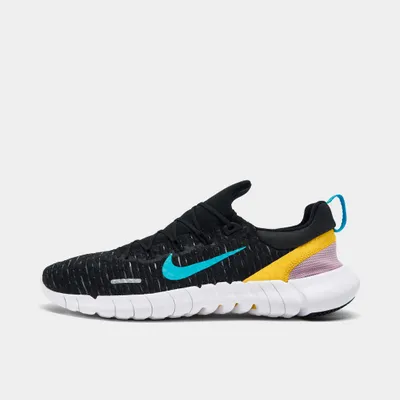 Nike Free Run 5.0 Black / Chlorine Blue - Dk Smoke Grey