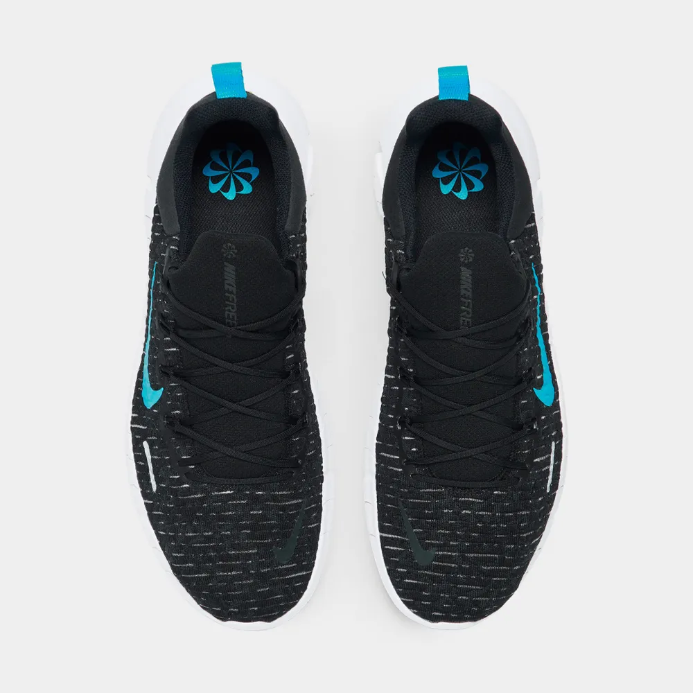Nike Free Run 5.0 Black / Chlorine Blue - Dk Smoke Grey
