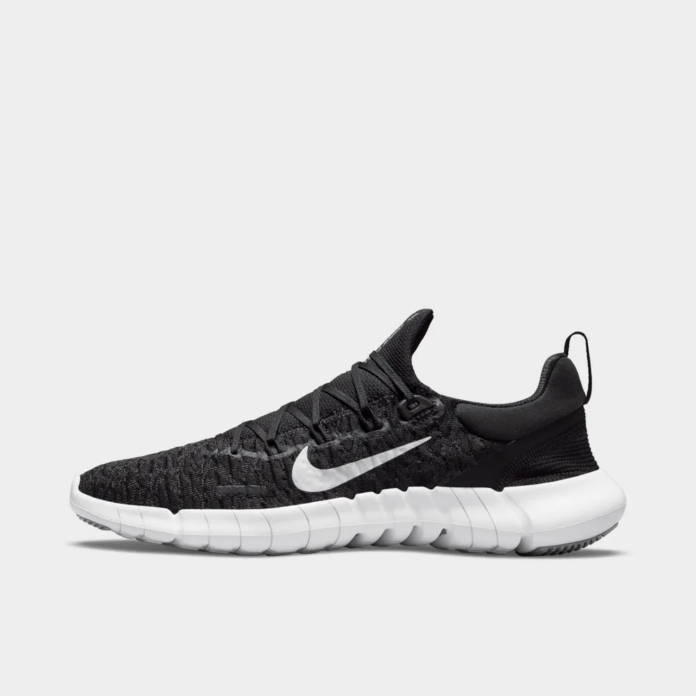 Nike Women's Free Run 5.0 Black / White - Dark Smoke Grey