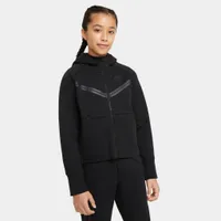 Nike Sportswear Junior Girls’ Tech Fleece Full-Zip Hoodie Black /