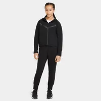 Nike Sportswear Junior Girls’ Tech Fleece Full-Zip Hoodie Black /