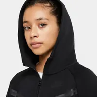 Nike Sportswear Junior Girls’ Tech Fleece Full-Zip Hoodie Black /