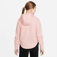 Nike Sportswear Junior Girls’ Tech Fleece Full-Zip Hoodie Pink Foam / Heather - Black