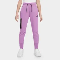 Nike Junior Girls’ Sportswear Tech Fleece Pants Violet Shock / Black