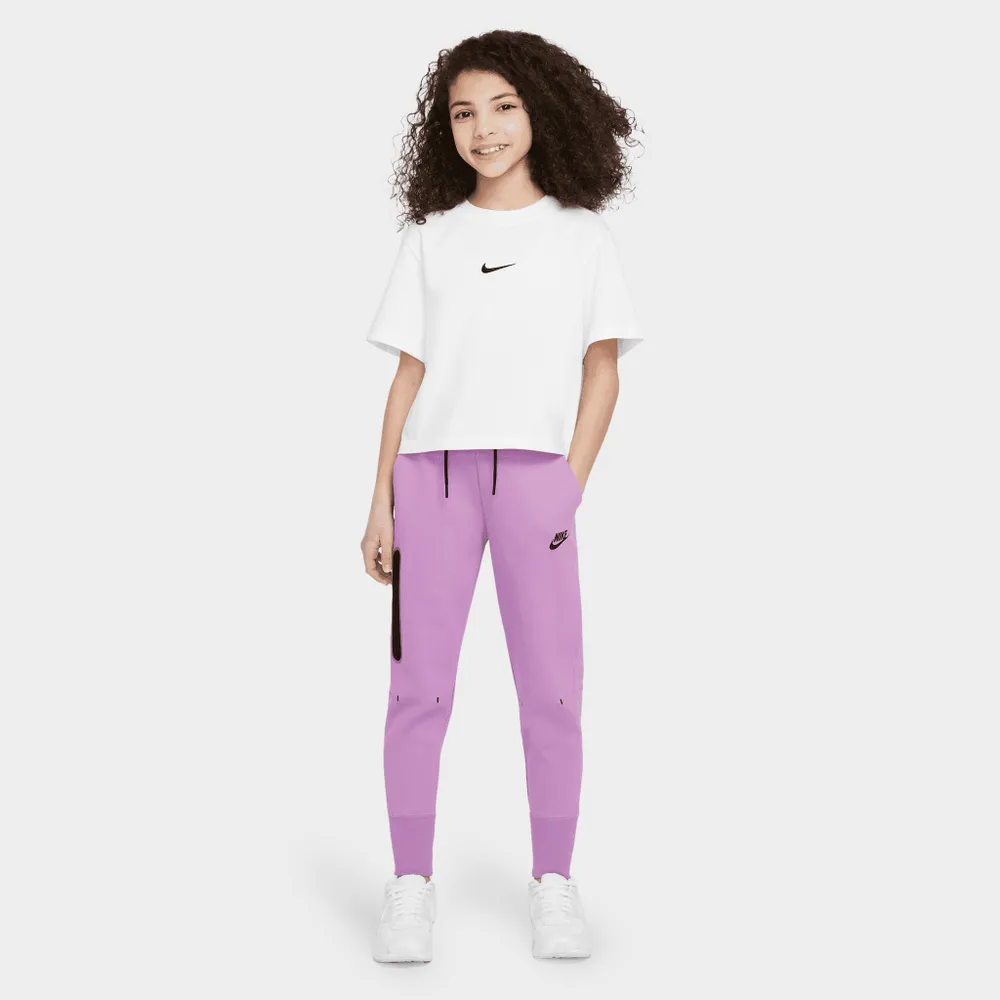 Nike Junior Girls’ Sportswear Tech Fleece Pants Violet Shock / Black