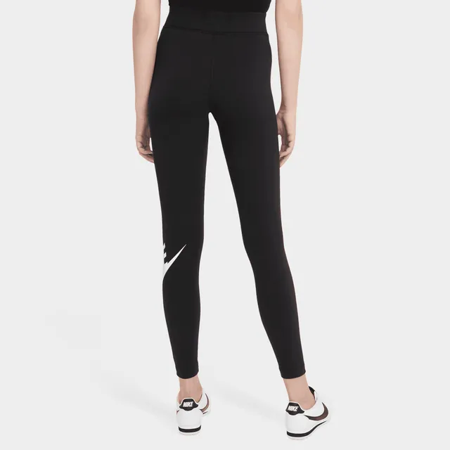 Nike Women's Dri-FIT One Mid-Rise Printed Tights Off Noir / White