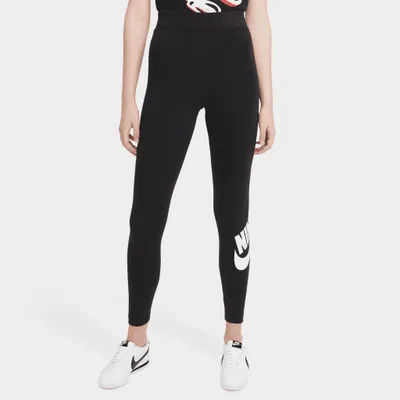 Nike Sportswear Women's Essential High-Rise Tights Black / White