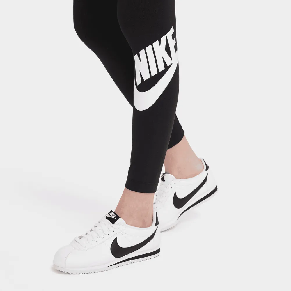 Nike Sportswear Women's Essential High-Rise Tights Black / White