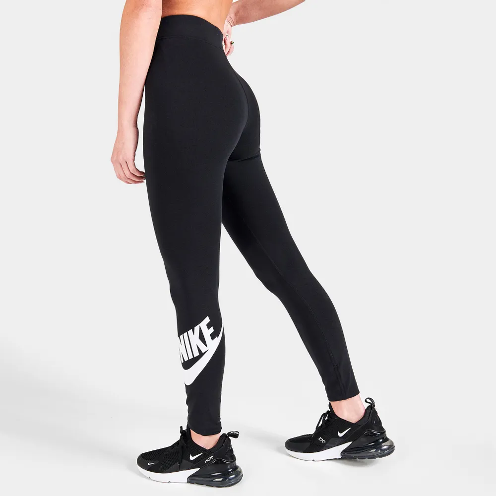 Nike Sportswear Women's Essential High-Rise Tights Black / White