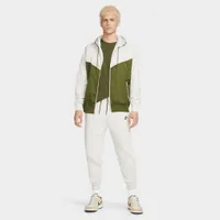 Nike Sportswear Windrunner Hooded Jacket Rough Green / Light Bone - White