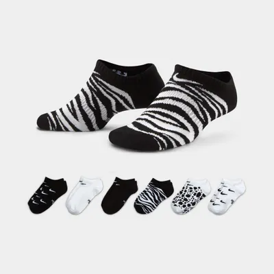Nike Kids’ Lightweight No Show Socks (6 Pack) / Multi-colour