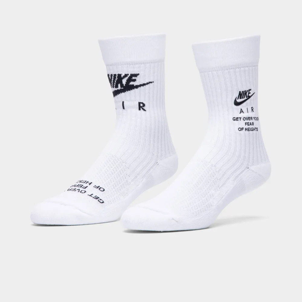 Nike SNEAKR Sox Crew Socks White / Black