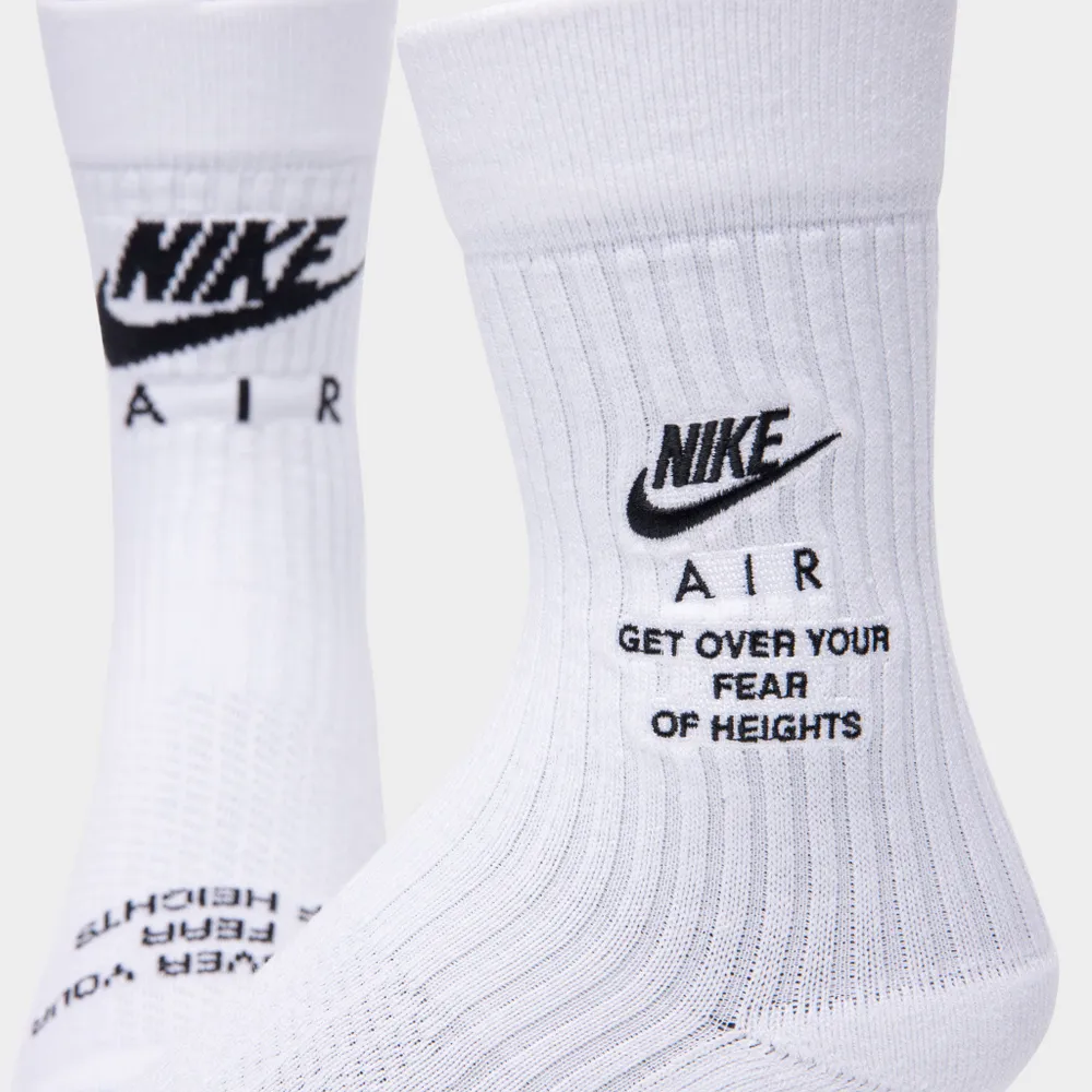 Nike SNEAKR Sox Crew Socks White / Black