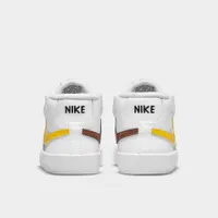 Nike Blazer Mid �77 TD White / Pecan - Vivid Sulfur