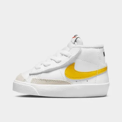 Nike Blazer Mid �77 TD White / Pecan - Vivid Sulfur