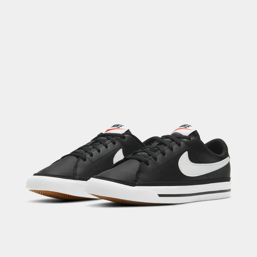 Nike Court Legacy GS Black / Gum Light Brown - White