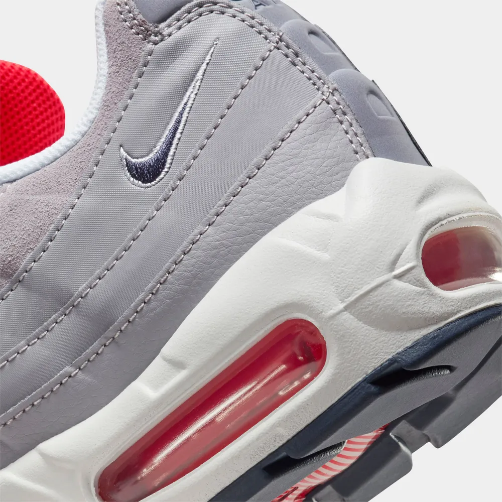 Nike Air Max 95 Cement Grey / Chile Red - Summit White