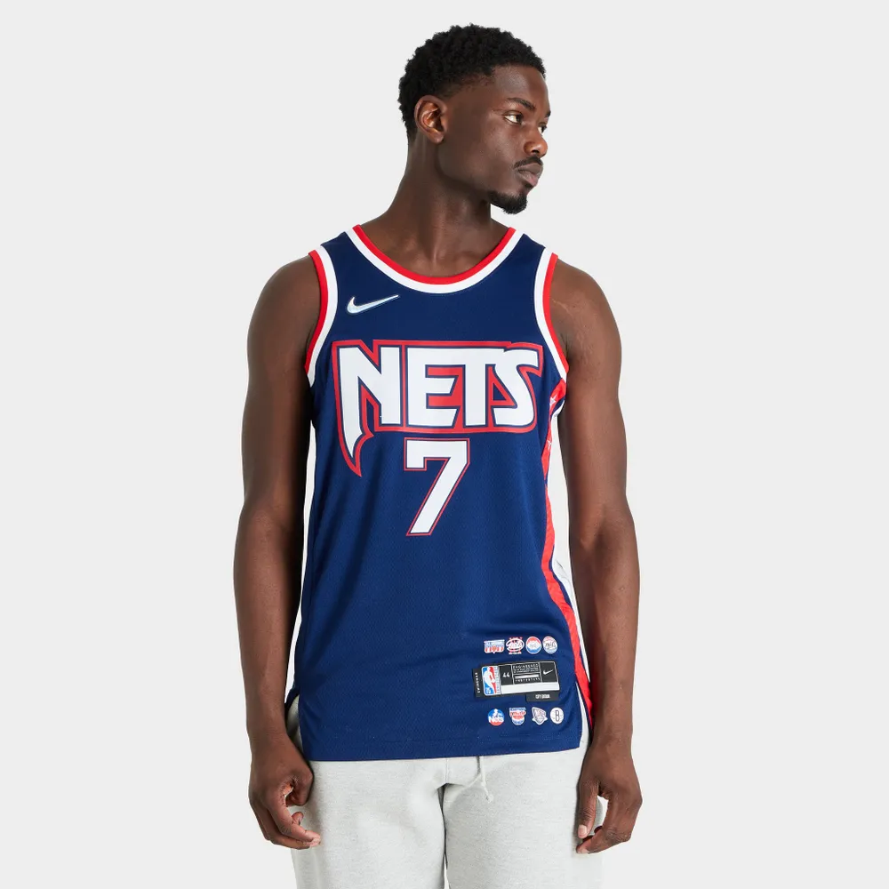 NBA Brooklyn Nets Oversize Mesh White Tee