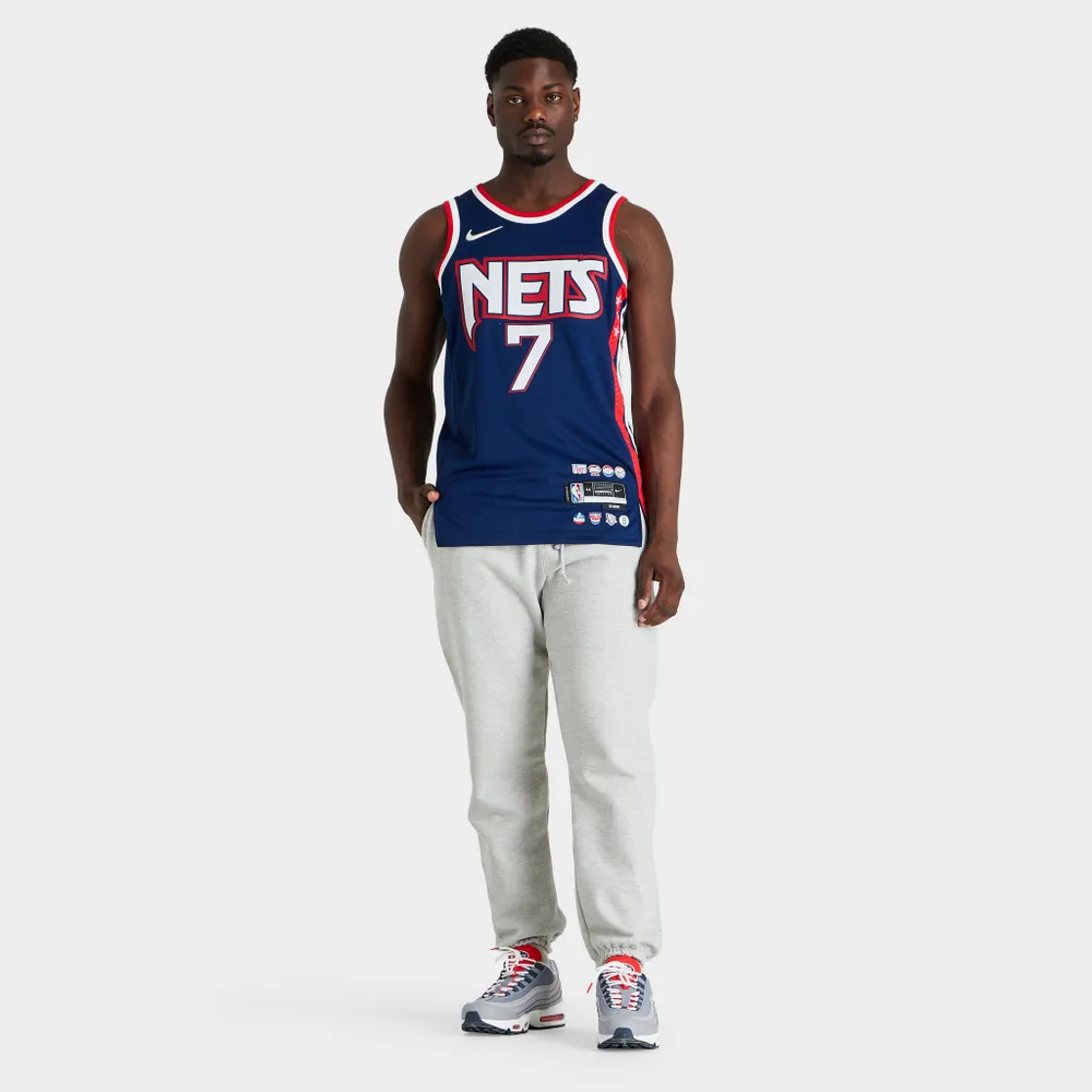 Nike Dri-FIT NBA Brooklyn Nets City Edition Jersey Blue Void / White