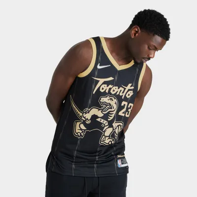 Nike Fred Vanvleet Toronto Raptors City Edition Jersey ‘21 Black / Club Gold
