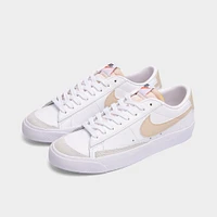 Nike Women's Blazer Low '77 White / Pale Coral - Black