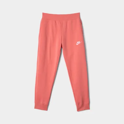 Nike Sportswear Junior Girls’ Club Fleece Joggers Pink Salt / White