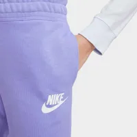 Nike Junior Girls’ Sportswear Club French Terry Pants Thistle / White