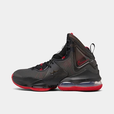 Nike LeBron 19 GS Black / - University Red
