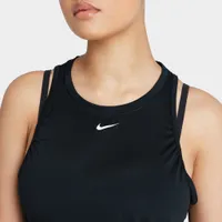 Nike Women's Dri-FIT One Standard Fit Tank Black / White