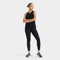 Nike Women's Dri-FIT One Standard Fit Tank Black / White