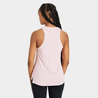 Nike Women's Dri-FIT One Standard Fit Tank Pink Glaze / White