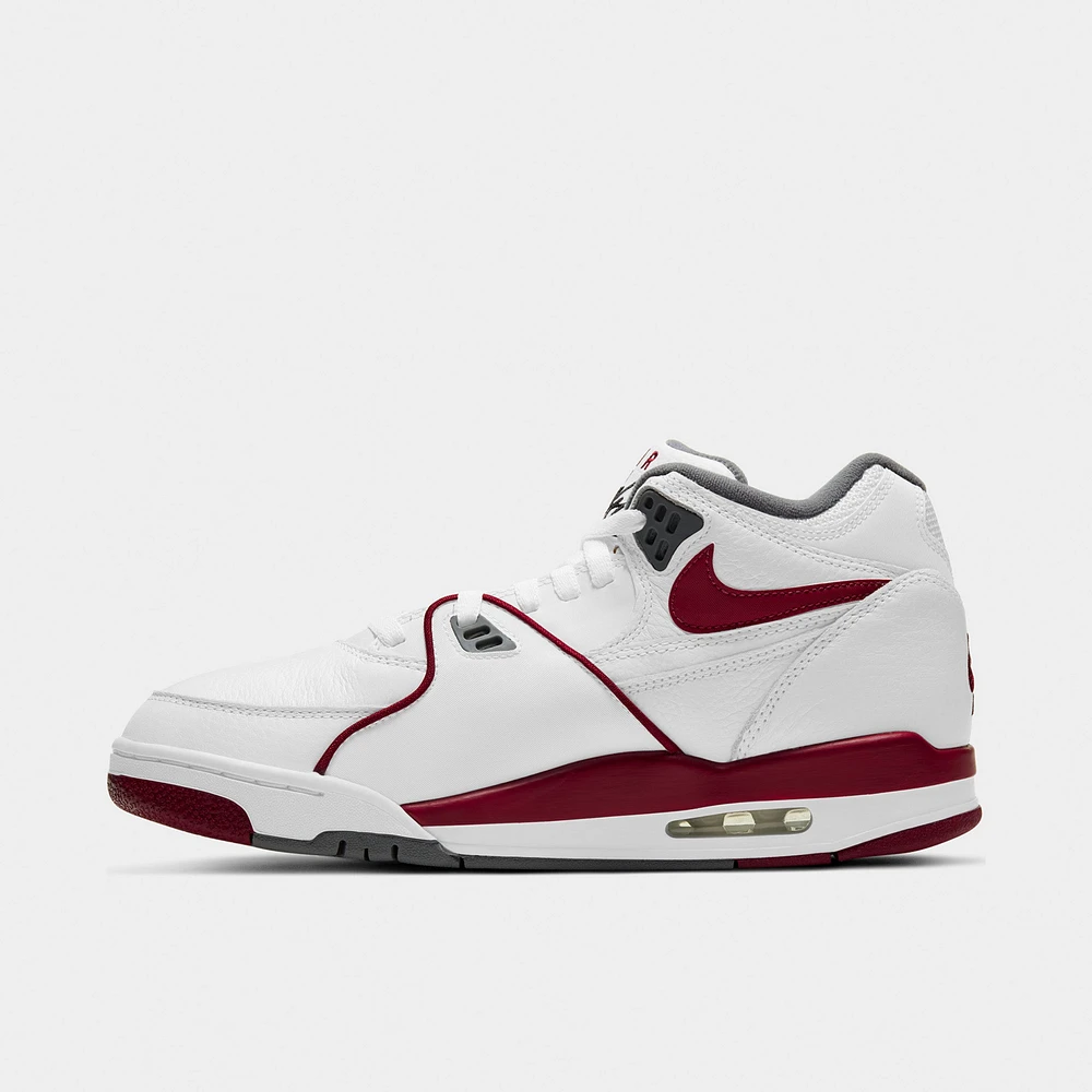 Nike Air Flight 89 White / Team Red - Smoke Grey